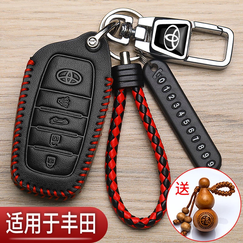 Suitable For Old Toyota Key Set Modification Replacement Camry Domineering Previa Crown Rav4 Car Smart Bag - Image 3